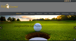 Desktop Screenshot of golf-gourmet.com