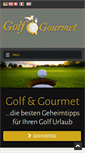 Mobile Screenshot of golf-gourmet.com